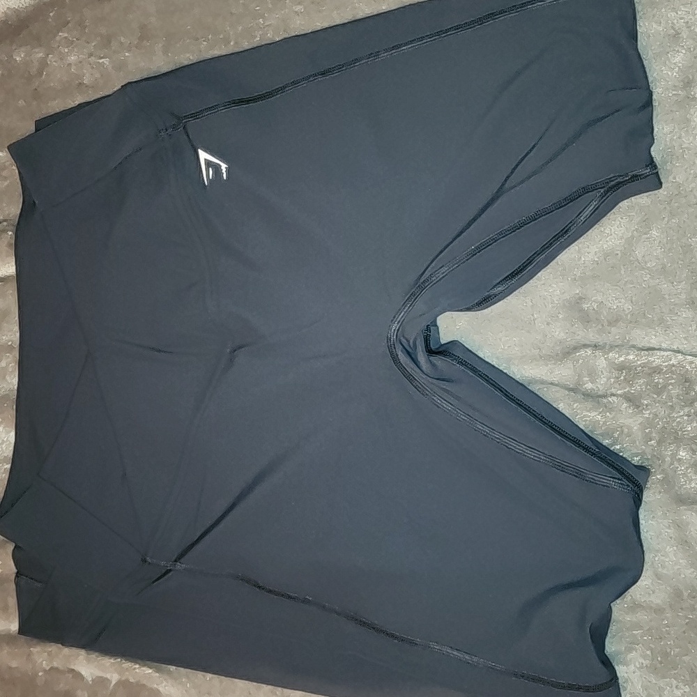 Gymshark Darkest Teal High-Waisted Leggings for Performance. M